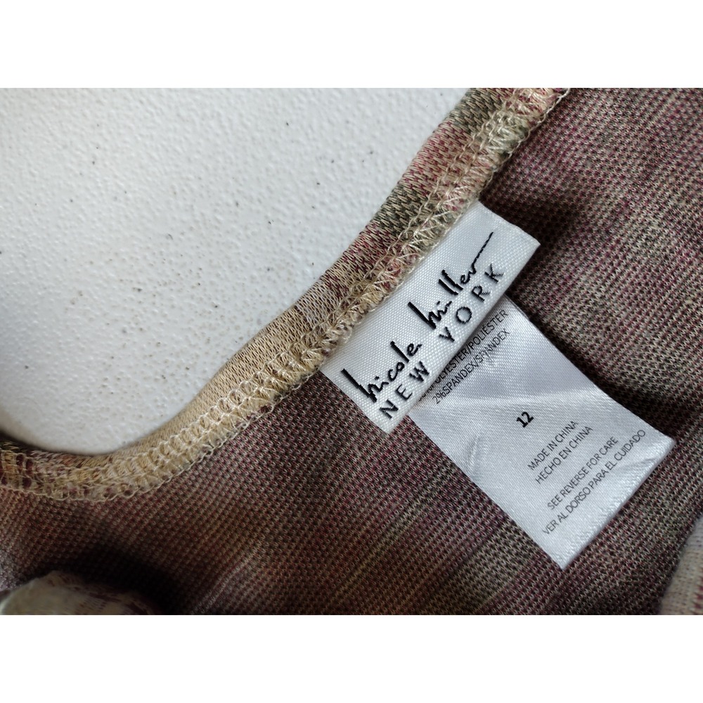 Nicole Miller New York‎ Kids Plaid Pinafore Dress Adjustable Buckle Belt Size 12 - Picture 5 of 6